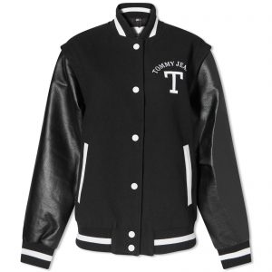 Tommy Jeans Zip Off Sleeve Letterman Jacket
