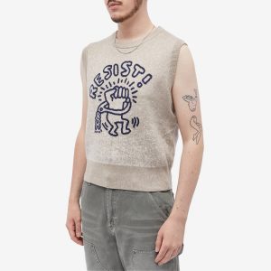 Jungles Jungles x Keith Haring Resist Knitted Vest