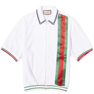 Gucci Jacquard Stripe Sponge Polo Shirt