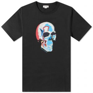 Alexander McQueen Solarized Skull Print T-Shirt