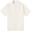 Sunspel Cotton Linen Short Sleeve Shirt