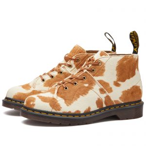 Dr. Martens Church Jersey Cow Print Hair On Boots