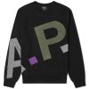 A.P.C. All Over Logo Crew Knit