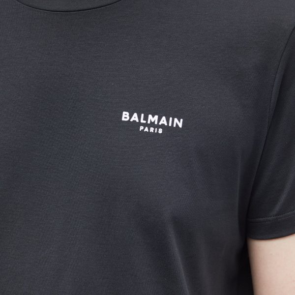 Balmain Flock Small Logo T-Shirt