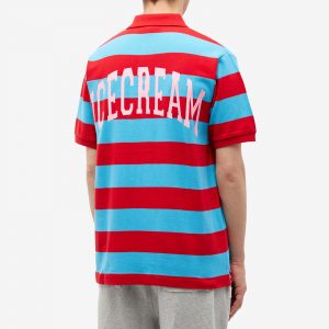 ICECREAM Striped Polo Shirt