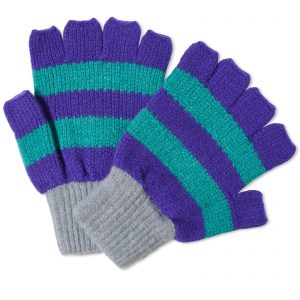 Howlin' Striped No Fingers Gloves