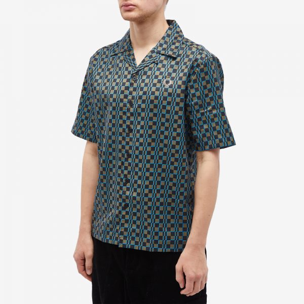 Fred Perry Glitch Chequerboard Vacation Shirt
