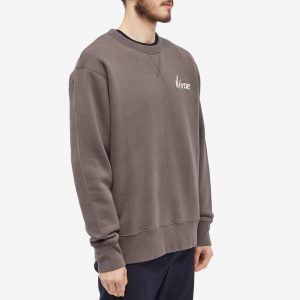 Norse Projects Arne Relaxed Chain Stitch Logo Crew Sweat