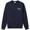 Norse Projects Arne Relaxed Chain Stitch Logo Crew Sweat