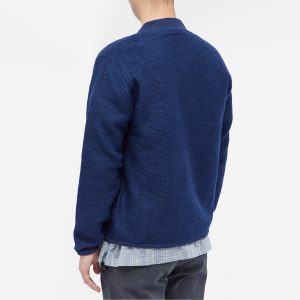 Universal Works Wool Fleece Zip Bomber Jacket
