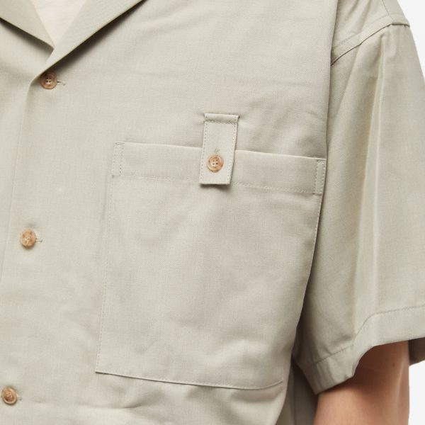 Uniform Bridge Two Pocket Open Collar Short Sleeve Shirt