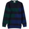 Country of Origin Stepped Stripe Crew Knit