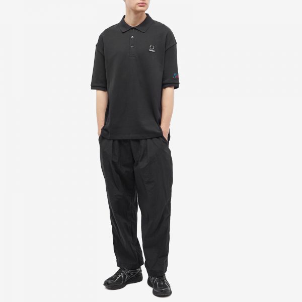 Fred Perry x Raf Simons Embroidered Oversized Polo