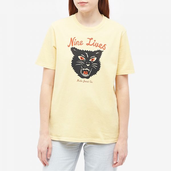 Nudie Jeans Co Joni Nine Lives T-Shirt
