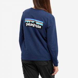 Patagonia Long Sleeve P-6 Logo Responsibili-Tee