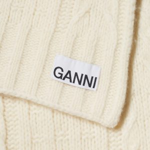 GANNI Cable Scarf