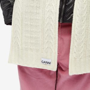 GANNI Cable Scarf