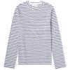 Save Khaki Organic Hemp Stripe Long Sleeve T-Shirt