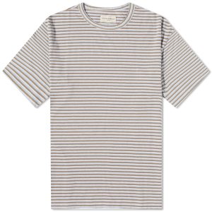 Officine Générale Slub Cotton Stripe T-Shirt