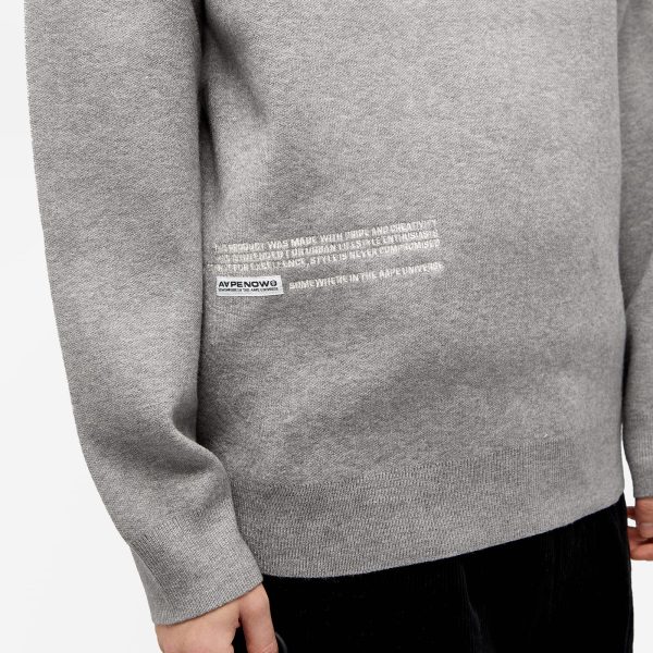 AAPE Now Crew Neck Knit