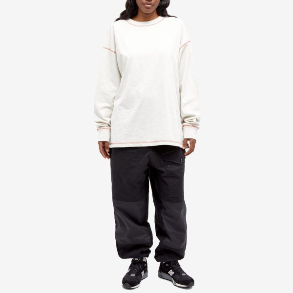 Merely Made Long Sleeve Contrast Stitch T-Shirt