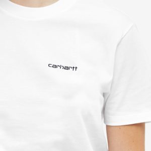 Carhartt WIP Script Embroidery Logo T-Shirt
