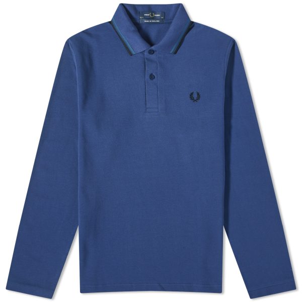 Fred Perry Long Sleeve Twin Tipped Polo - Made in England