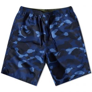 A Bathing Ape Colour Camo Shark Reversible Shorts