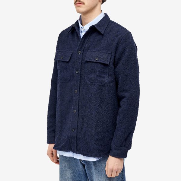 Norse Projects Silas Textured Cotton Wool Overshirt