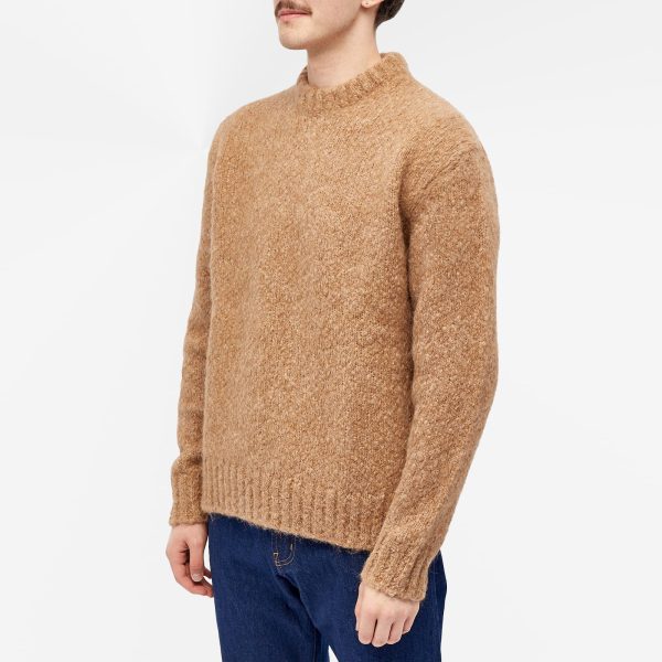 Norse Projects Rasmus Relaxed Flame Alpaca Crew Knit