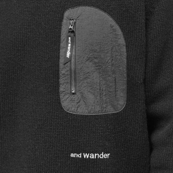 and wander Shetland Wool Crew Knit