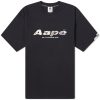 AAPE Laser Foil Back Print  Moon Face T-Shirt