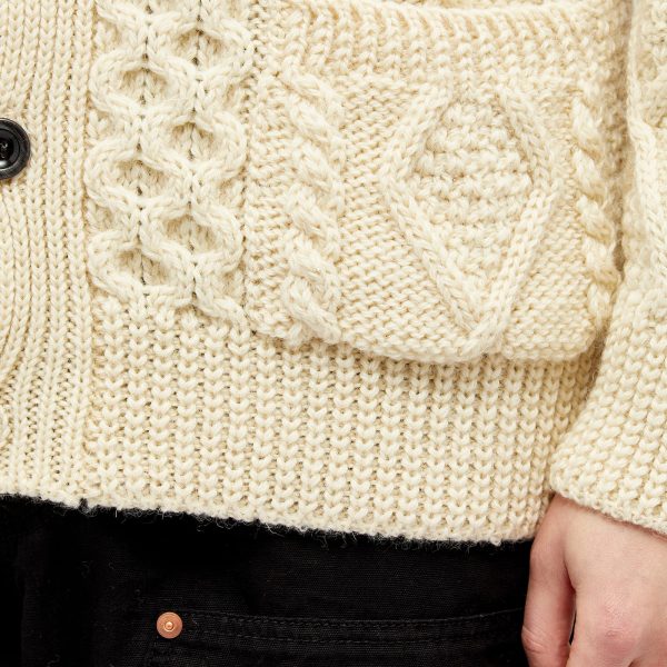 Howlin' Blind Flowers Cable Cardigan