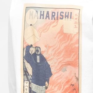 Maharishi Long Sleeve Firefighter Print T-Shirt