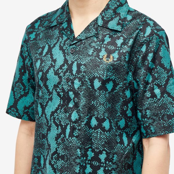 Fred Perry Snake Print Vacation Shirt