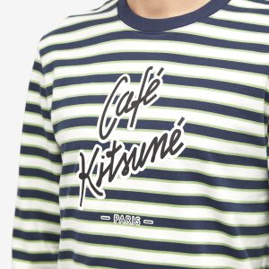 Cafe Kitsune Long Sleeve Striped Regular T-Shirt