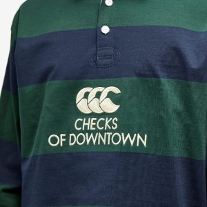 Checks Downtown x Canterbury Hoop Striped Rugby Shirt