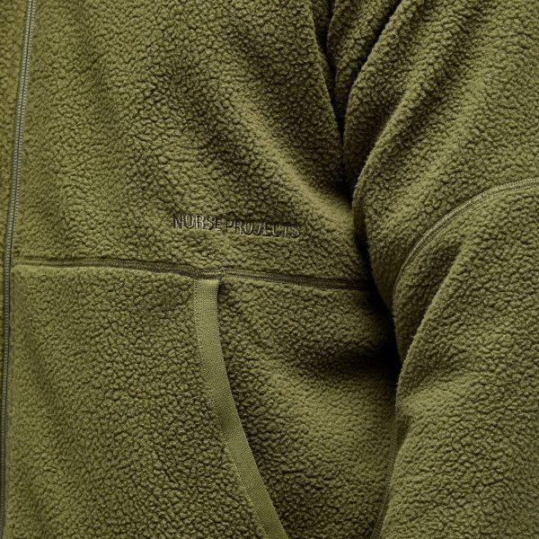 Norse Projects Tycho Pile Fleece Full Zip Jacket