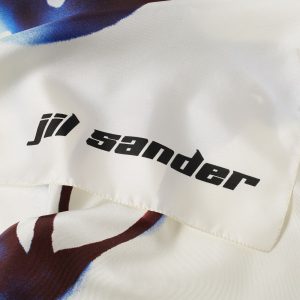 Jil Sander Printed Cherry Logo Foulard