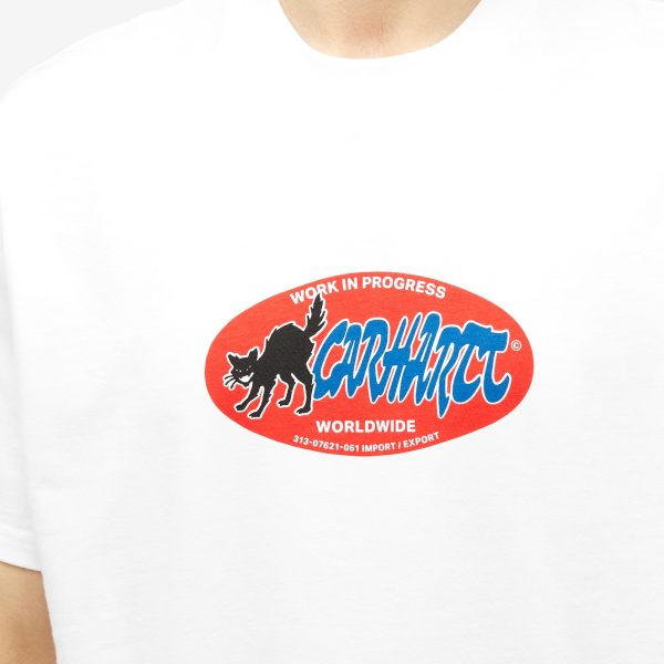 Carhartt WIP Cat Sticker T-Shirt