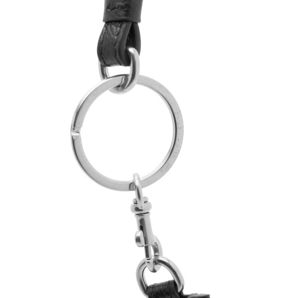 Balenciaga Logo Card Case On Key Ring