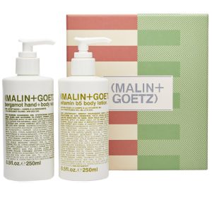 Malin + Goetz the bright side (bergamot wash + b5 lotion)