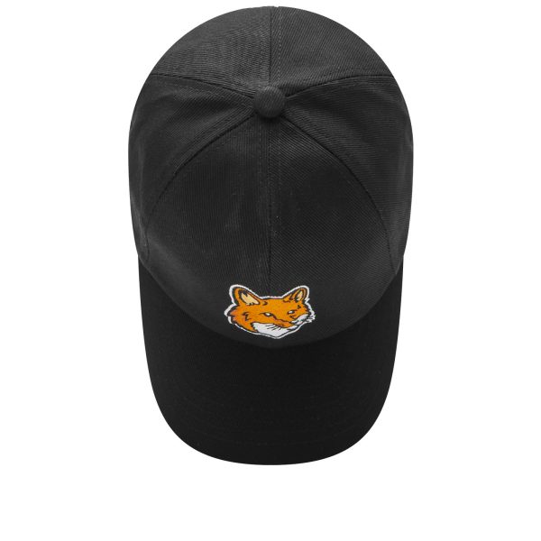 Maison Kitsune Large Fox Head Patch Cap
