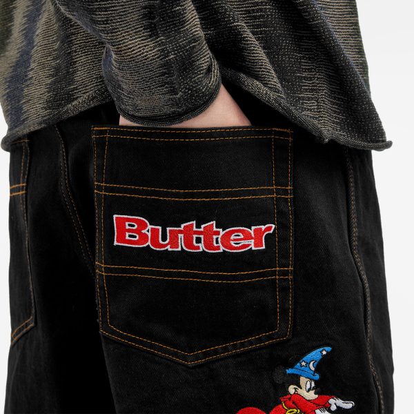 Butter Goods x Disney Sorcerer Baggy Denim Shorts