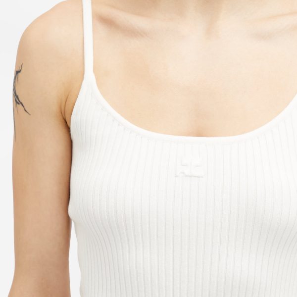 Courrèges Reedition Knit Tank Top