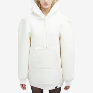 Courrèges Cocoon Stonewashed Hooded Mini Dress
