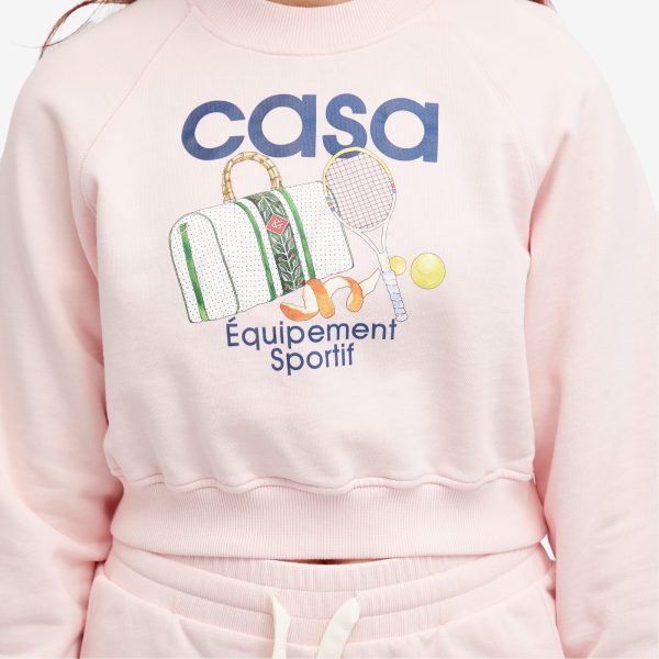 Casablanca Equipement Sportif Crop  Sweater