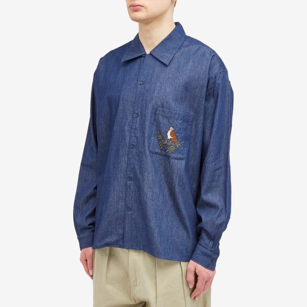 YMC Wray Embroidered Shirt