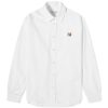 Maison Kitsune Fox Head Patch Classic Shirt