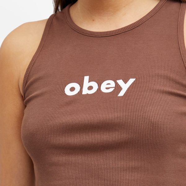 Obey Lower Case Logo Tank Vest